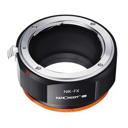 マウントアダプター レンズ側：ニコンF ボディ側：富士フイルムX KF-NFX.P