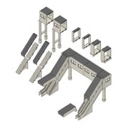 4074 Nゲージ マルチ跨線橋セット [鉄道模型用 レイアウト用品]