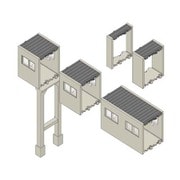 4077 Nゲージ マルチ通路延長セット [鉄道模型用 レイアウト用品]