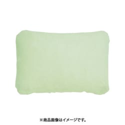 タオルのようなやさしい肌ざわりの枕カバー ワンタッチタイプ 裏面ゴム入り 簡単装着 （43×63cm枕・50×70cm枕・低反発枕・変形枕に対応） グリーン MNP6303-53