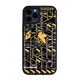 IP12P-140B [iPhone 12 / iPhone 12 Pro 用 エヴァンゲリオン FLASHシリーズ 基板アートケース NERV 黒]