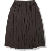 U クールライト ロングスカート W COOL-LITE LONG SKIRT IBW12175 エボニー(EB) XSサイズ [アウトドア スカート レディース]