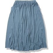U クールライト ロングスカート W COOL-LITE LONG SKIRT IBW12175 グラナイトブルー(GR) XSサイズ [アウトドア スカート レディース]