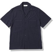 180 ピケ オープンカラー シャツ M 180 PIQUE OPEN COLLAR SHIRT IT22177 ミッドナイトネイビー(MI) XSサイズ [アウトドア カットソー メンズ]