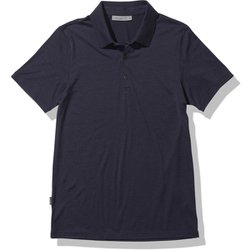 Icebreaker テックライトII ショートスリーブ ポロ チャコールグレー ICEBREAKER (アイスブレーカー) M TECH LITE II SS POLO