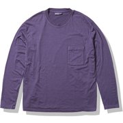 ネイチャーダイ ロングスリーブ ポケットクルー M NATURE DYE LS POCKET CREWE IT12073 ディープログウッド(DE) Lサイズ [アウトドア カットソー メンズ]