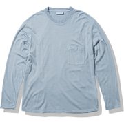 ネイチャーダイ ロングスリーブ ポケットクルー M NATURE DYE LS POCKET CREWE IT12073 ペールログウッド(PA) XSサイズ [アウトドア カットソー メンズ]