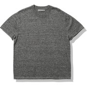フラクセン ショートスリーブ クルーセーター M FLAXEN SS CREWE SWEATER IE12101 ブラック(K) Mサイズ [アウトドア スウェット メンズ]