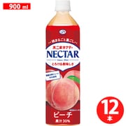 ネクター ピーチ 900ml×12本 [果実果汁飲料]