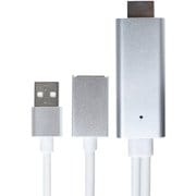 RiC-iP-HDMI_CAST [iPhone専用TVキャストHDMIケーブル ブラック]