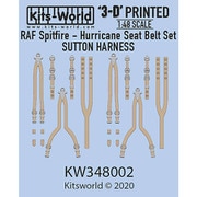 KW3D148002 1/48 3Dデカールシート WW.II イギリス空軍 スピットファイア・ハリケーンシートベルト [プラモデル用品]