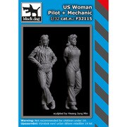 HAUF32115 1/32 米軍 女性パイロット＆メカニック(HAUF32113＋F32114) [レジン製フィギュア]
