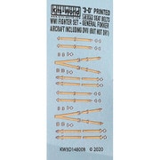 KW3D148008 1/48 3Dデカールシート WW.I ドイツ軍 フォッカーD.VIIシートベルト [プラモデル用品]