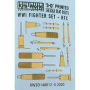 KW3D148012 1/48 3Dデカールシート WW.I イギリス軍 戦闘機シートベルト [プラモデル用品]