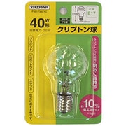 省エネクリプトン電球 40W形 E17口金 クリア P351736CYZ