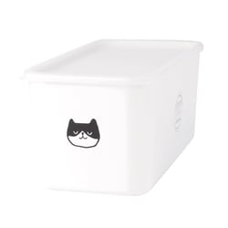 保存容器 PFF NECO スクエアストッカー 猫柄 L 2250ml