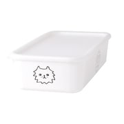 保存容器 PFF NECO スクエアストッカー 猫柄 L-1 1000ml