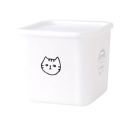 保存容器 PFF NECO スクエアストッカー 猫柄 M 1100ml