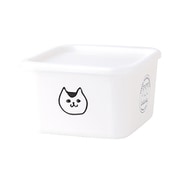 保存容器 PFF NECO スクエアストッカー 猫柄 S 600ml