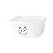 保存容器 PFF NECO スクエアストッカー 猫柄 XS 450ml