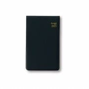 2021年4月始まり Appoint(アポイント) 1ヶ月横罫 縦開き 薄型 手帳(ミニ)サイズ ブラック E1109
