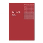 2021年4月始まり Appoint(アポイント) 1週間バーチカル 薄型 A5対応 レッド E9331