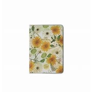 2021年4月始まり MILL(ミル) 1ヶ月ブロック 日曜始まり 薄型 FLOWER A6 イエロー E9508