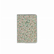 2021年4月始まり MILL(ミル) 1ヶ月ブロック 日曜始まり 薄型 FLOWER A6 グリーン×ピンク E9509