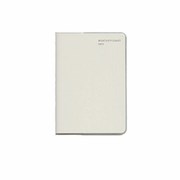 2021年4月始まり MILL（ミル） 1ヶ月ブロック＋チャート 月曜始まり 薄型 PATTERN B6 ホワイト E9490