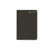 2021年4月始まり MILL（ミル） 1ヶ月ブロック＋チャート 月曜始まり 薄型 PATTERN B6 ブラウン E9493
