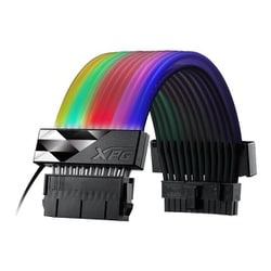 ATX24ピン電源延長RGBケーブル ARGBEXCABLE-MB-BKCWW