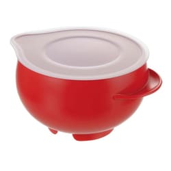 らくチンお料理ボウル フタ付き タレーヌ L レッド