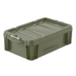 蓋付きコンテナボックス ラッチコンテナ 14B グリーン