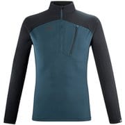 モルフォ ジップ ロングスリーブ MORPHO ZIP LS M MIV9025 ORION BLUE/NOIR 8755 XSサイズ（日本：Sサイズ） [アウトドア カットソー メンズ]