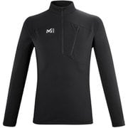 モルフォ ジップ ロングスリーブ MORPHO ZIP LS M MIV9025 BLACK-NOIR 0247 Mサイズ（日本：Lサイズ） [アウトドア カットソー メンズ]