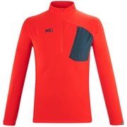 モルフォ ジップ ロングスリーブ MORPHO ZIP LS M MIV9025 FIRE/ORION BLUE 9042 Mサイズ（日本：Lサイズ） [アウトドア カットソー メンズ]