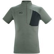 モルフォ ジップ ショートスリーブ MORPHO ZIP SS M MIV9026 URBAN CHIC/NOIR 8788 Lサイズ（日本：XLサイズ） [アウトドア カットソー メンズ]