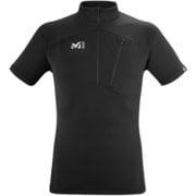 モルフォ ジップ ショートスリーブ MORPHO ZIP SS M MIV9026 BLACK-NOIR 0247 Sサイズ（日本：Mサイズ） [アウトドア カットソー メンズ]