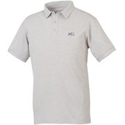 ジャマン デルタ ポロ ショートスリーブ JAMAN DELTA POLO SS M MIV01760 SILVER 7372 Sサイズ（日本：Mサイズ） [アウトドア カットソー メンズ]