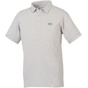 ジャマン デルタ ポロ ショートスリーブ JAMAN DELTA POLO SS M MIV01760 SILVER 7372 Lサイズ（日本：XLサイズ） [アウトドア カットソー メンズ]