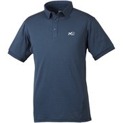 ジャマン デルタ ポロ ショートスリーブ JAMAN DELTA POLO SS M MIV01760 BLACK-NOIR 0247 Mサイズ（日本：Lサイズ） [アウトドア カットソー メンズ]