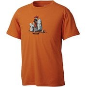 クラッカーマン Tシャツ ショートスリーブ CRACKER MAN TS SS M MIV01855 ORANGE 0302 Mサイズ（日本：Lサイズ） [アウトドア カットソー メンズ]