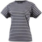 ウールボーダー Tシャツ ショートスリーブ WOOL BORDER T-SHIRT SS W MIV01780 TARMAC 4003 Mサイズ（日本：Lサイズ） [アウトドア カットソー レディース]