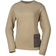 ワシ プラス クルー ロングスリーブ WASHI CREW LS W MIV01869 LIGHT SAND 7098 Mサイズ（日本：Lサイズ） [アウトドア カットソー レディース]