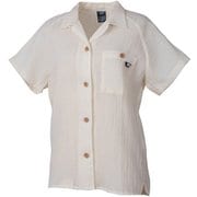 ワシ プラス シャツ ショート スリーブ WASHI+ SHIRT SS W MIV01877 NATURAL 6207 Mサイズ（日本：Lサイズ） [アウトドア シャツ レディース]