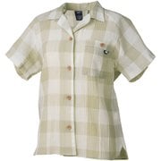 ワシ プラス シャツ ショート スリーブ WASHI+ SHIRT SS W MIV01877 SAND-BEIGE 0019 Mサイズ（日本：Lサイズ） [アウトドア シャツ レディース]