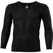 ドライナミック スルー V ロングスリーブ DRYNAMIC THROUGH V LS M MIV01884 BLACK-NOIR 0247 Sサイズ（日本：Mサイズ） [アウトドア アンダーウェア メンズ]