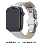 GWBPK-AW01SLV [PikaPika Leather Watch band for Apple Watch （44/42mm） シルバー]