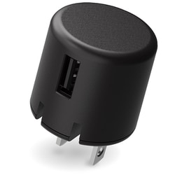 USB AC充電器 MPA-ACU07シリーズ 5W USB-A×1 スイングプラグ採用 ブラック MPA-ACU07BK