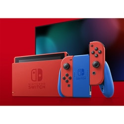 Nintendo Switch マリオ レッド×ブルー セット　スマブラ付き